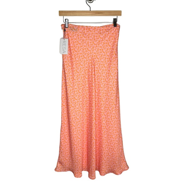 RESA | NWT Isla Midi Skirt in Summerland M - Picture 3 of 9